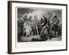 Spaniards and Peruvians-William Greatbach-Framed Giclee Print