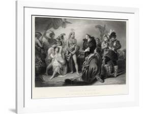 Spaniards and Peruvians-William Greatbach-Framed Giclee Print