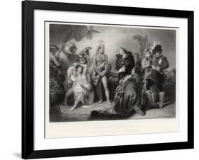 Spaniards and Peruvians-William Greatbach-Framed Giclee Print