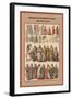 Spaniards of the Medieval Period XIII and XIV Centuries-Friedrich Hottenroth-Framed Art Print