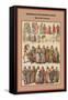 Spaniards of the Medieval Period XIII and XIV Centuries-Friedrich Hottenroth-Framed Stretched Canvas