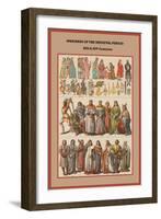Spaniards of the Medieval Period XIII and XIV Centuries-Friedrich Hottenroth-Framed Art Print