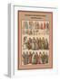 Spaniards of the Medieval Period XIII and XIV Centuries-Friedrich Hottenroth-Framed Art Print