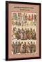 Spaniards of the Medieval Period XIII and XIV Centuries-Friedrich Hottenroth-Framed Art Print