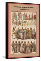 Spaniards of the Medieval Period XIII and XIV Centuries-Friedrich Hottenroth-Framed Stretched Canvas