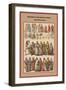 Spaniards of the Medieval Period XIII and XIV Centuries-Friedrich Hottenroth-Framed Premium Giclee Print