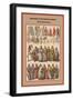 Spaniards of the Medieval Period XIII and XIV Centuries-Friedrich Hottenroth-Framed Premium Giclee Print