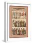 Spaniards of the Medieval Period XIII and XIV Centuries-Friedrich Hottenroth-Framed Premium Giclee Print