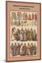 Spaniards of the Medieval Period XIII and XIV Centuries-Friedrich Hottenroth-Mounted Premium Giclee Print