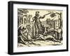 Spaniards Torturing Indian in New Grenada-null-Framed Giclee Print