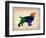 Spaniel Watercolor-NaxArt-Framed Art Print