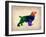 Spaniel Watercolor-NaxArt-Framed Art Print