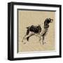 Spaniel-Sabine Berg-Framed Art Print