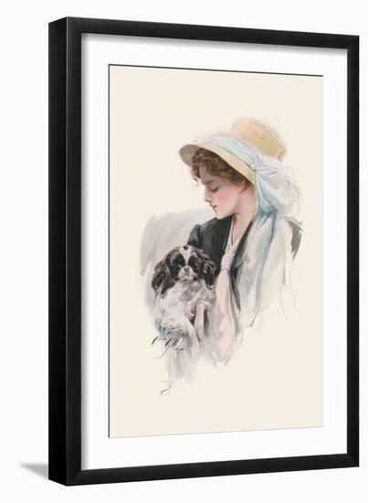 Spaniel-Harrison Fisher-Framed Art Print