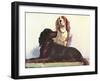 Spaniels-null-Framed Art Print