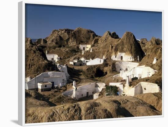 Spanien, Andalusien, Guadix, Hv?Hlenwohnungen, Ansicht, Nahe Granada, Hv?Hlenstadt-Thonig-Framed Photographic Print