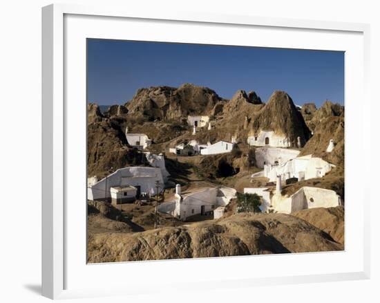 Spanien, Andalusien, Guadix, Hv?Hlenwohnungen, Ansicht, Nahe Granada, Hv?Hlenstadt-Thonig-Framed Photographic Print