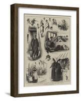 Spanish Affairs, Character Sketches on the Railway from Madrid to Seville-William Ralston-Framed Giclee Print