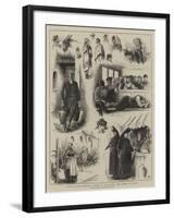 Spanish Affairs, Character Sketches on the Railway from Madrid to Seville-William Ralston-Framed Giclee Print