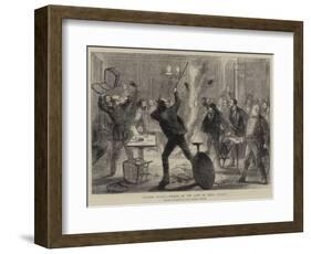 Spanish Affairs, Fracas in the Cafe De Paris, Madrid-null-Framed Giclee Print