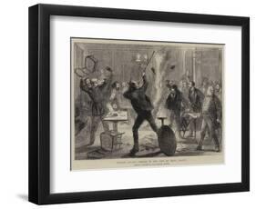 Spanish Affairs, Fracas in the Cafe De Paris, Madrid-null-Framed Giclee Print