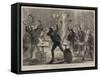 Spanish Affairs, Fracas in the Cafe De Paris, Madrid-null-Framed Stretched Canvas