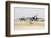 Spanish Air Force Ef-18M Hornets Taxiing on the Runway-Stocktrek Images-Framed Photographic Print