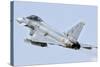 Spanish Air Force Ef-2000 Typhoon in Flight-Stocktrek Images-Stretched Canvas