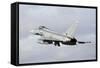 Spanish Air Force Eurofighter Ef2000 Typhoon Taking Off-Stocktrek Images-Framed Stretched Canvas