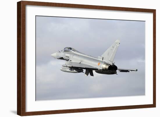 Spanish Air Force Eurofighter Ef2000 Typhoon Taking Off-Stocktrek Images-Framed Photographic Print