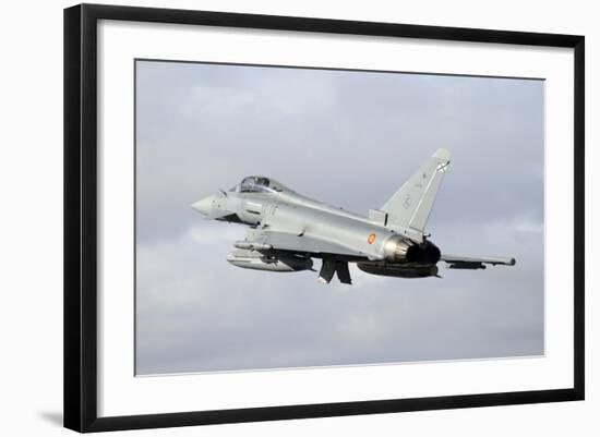 Spanish Air Force Eurofighter Ef2000 Typhoon Taking Off-Stocktrek Images-Framed Photographic Print