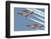 Spanish Air Force Patrulla Aguila Performing at an Airshow in Morocco-Stocktrek Images-Framed Photographic Print