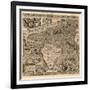 Spanish America, 16th century map-Science Source-Framed Giclee Print