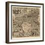 Spanish America, 16th century map-Science Source-Framed Giclee Print