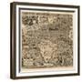 Spanish America, 16th century map-Science Source-Framed Giclee Print