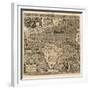 Spanish America, 16th century map-Science Source-Framed Giclee Print