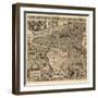 Spanish America, 16th century map-Science Source-Framed Premium Giclee Print