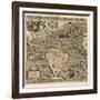 Spanish America, 16th century map-Science Source-Framed Giclee Print