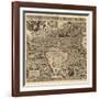 Spanish America, 16th century map-Science Source-Framed Giclee Print
