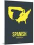 Spanish America Poster 1-NaxArt-Mounted Art Print
