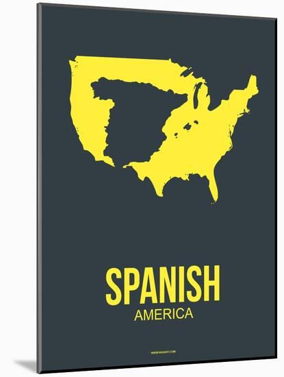 Spanish America Poster 1-NaxArt-Mounted Art Print