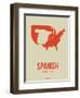 Spanish America Poster 2-NaxArt-Framed Art Print