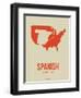 Spanish America Poster 2-NaxArt-Framed Art Print