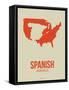 Spanish America Poster 2-NaxArt-Framed Stretched Canvas