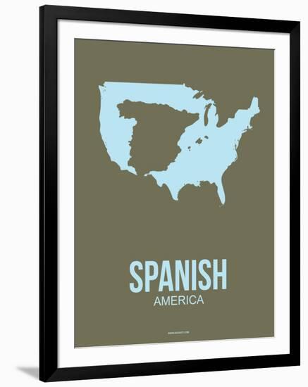 Spanish America Poster 3-NaxArt-Framed Art Print