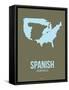 Spanish America Poster 3-NaxArt-Framed Stretched Canvas