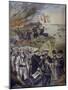 Spanish-American War, Landing at Guantanamo, Cuba, Illustration from 'Le Petit Journal'-Fortune Louis Meaulle-Mounted Giclee Print