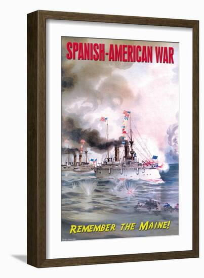 Spanish American War-Wilbur Pierce-Framed Art Print