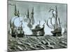 Spanish Armada-Edward Dalziel-Mounted Giclee Print