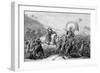 Spanish at Otumba 1520-null-Framed Art Print